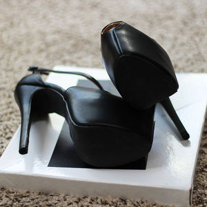 Shoes - Sexy Platform Cross Strap Peeptoe Shoes - Sexy Platform Cross Strap Peeptoe